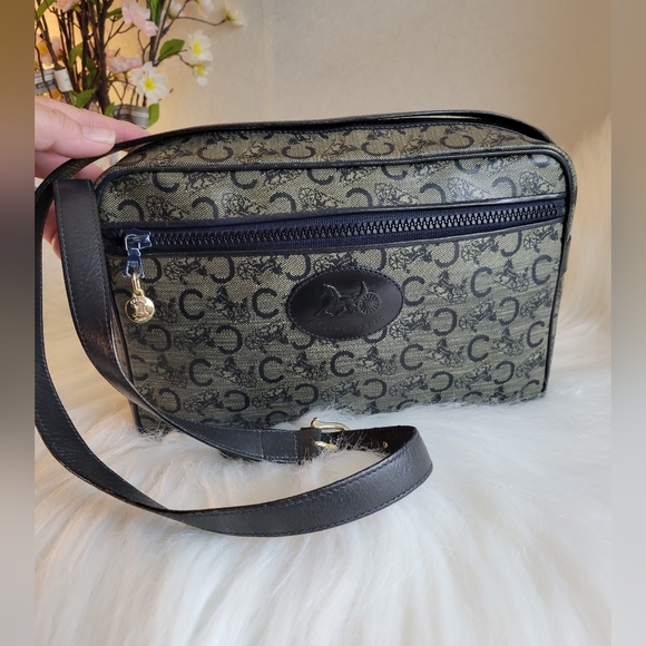 Celine vintage macadam shoulder bag - Picture 1 of 11